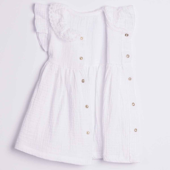 Nicol 224245 Rochie din mușelin pentru fete 100% bumbac pentru vară