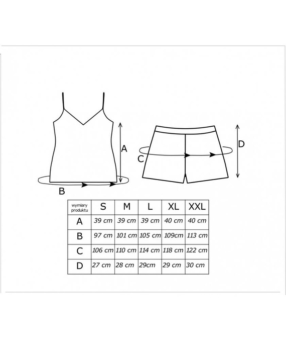 Sandi Top Pijamale dama Donna bej