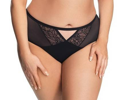 K 639 Venezia Chiloți de damă GORSENIA - negru 