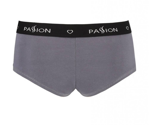 PS013 Figi szorty damskie Passion ciemny szary