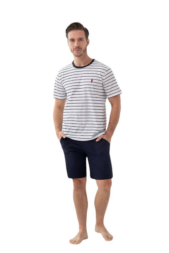 Pijama bărbătească 808 Luna - bleumarin