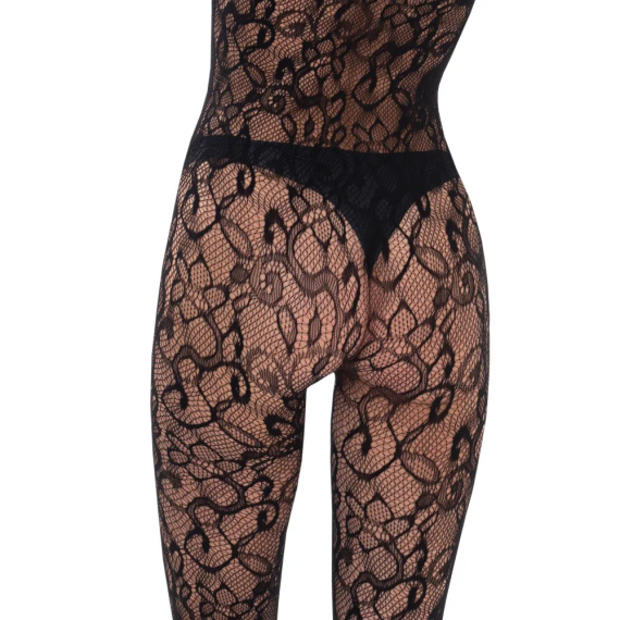 BDS007 Bodystocking Sesto Senso, negru