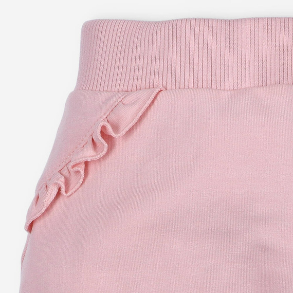 ABN-4518/PUR Pantaloni de trening Nini din bumbac organic, roz pudrat