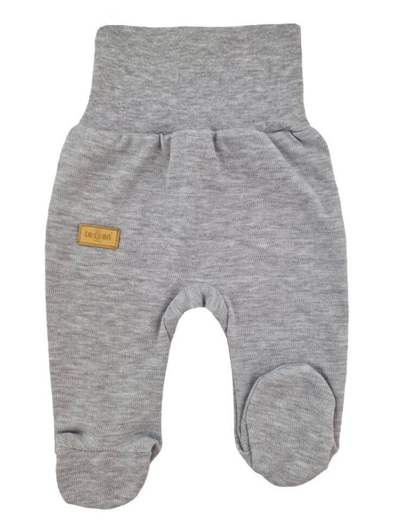 Costum de dormit din bumbac "Lines" Terjan - gri