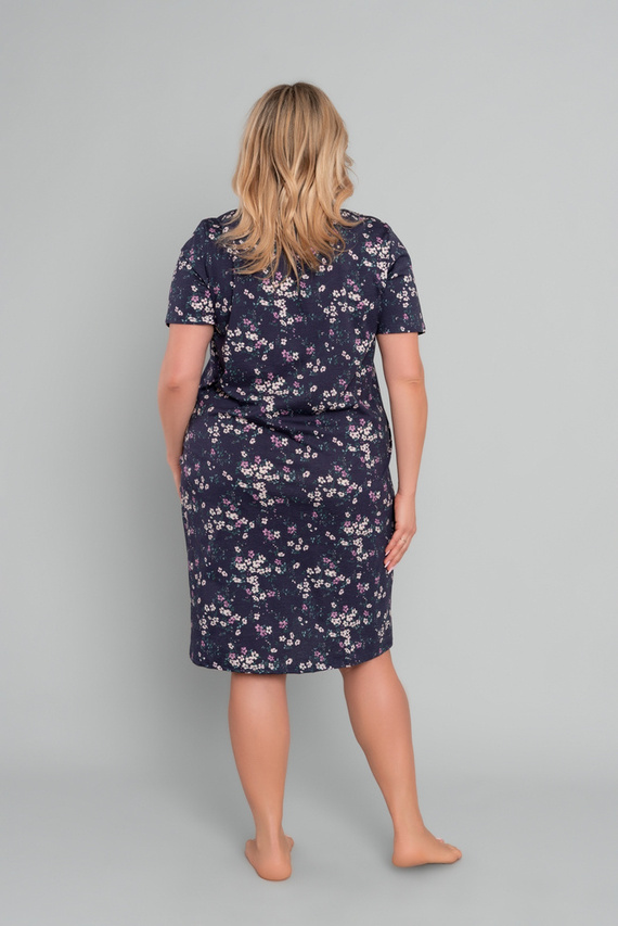 Evita cămașă de noapte cu mânecă scurtă Italian Fashion - print