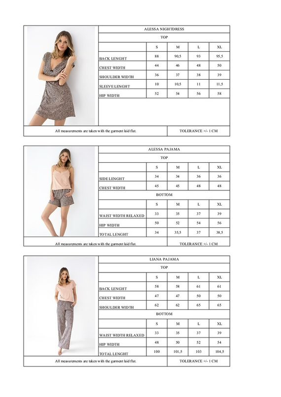 Pijama damă Liana Sensis – din bambus, cu mânecă scurtă și pantaloni lungi | Confort premium
