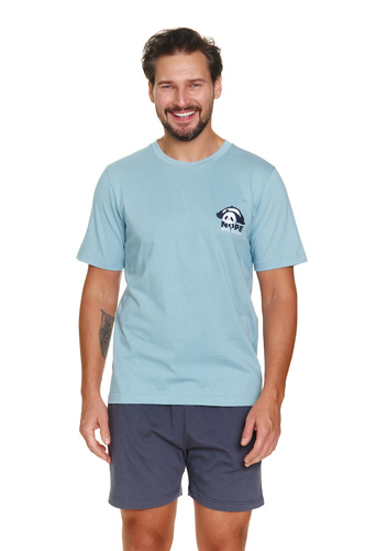 7232 Pijamale pentru bărbați Doctor Nap - albastru ca gheață