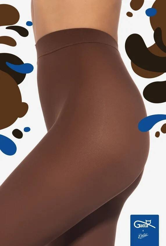 Colanti dama Wedel Microfibre 40 den Gatta - milk choco