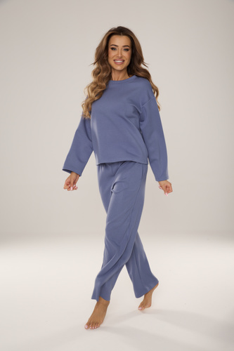 886 Butter Trening pentru femei de la De Lafense - îmbrăcăminte de casă din tricot 'butter', denim