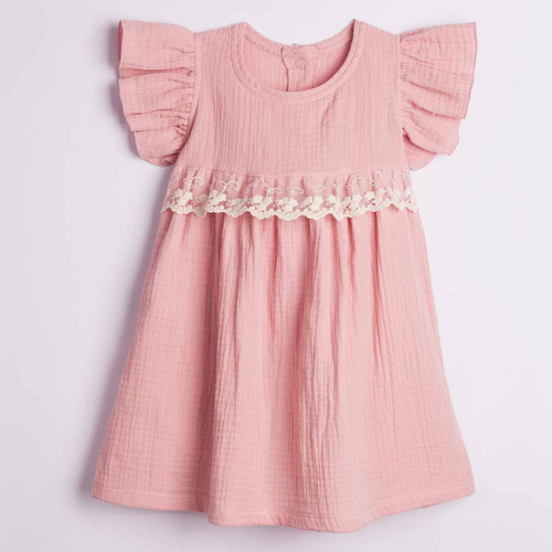 Nicol 224256 Rochie din mușelin pentru fete 100% bumbac pentru vară
