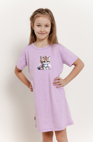 3383 Cămașă fete Jemma Taro-violet