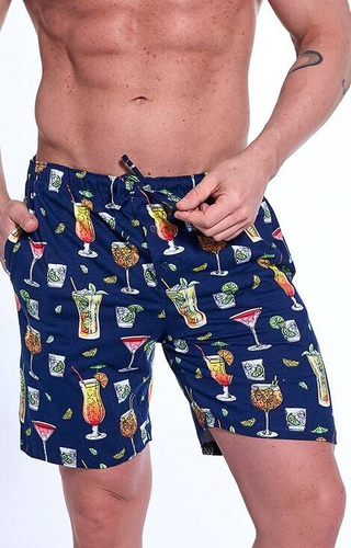 698/23 Pantaloni de pijama Cornette - bleumarin