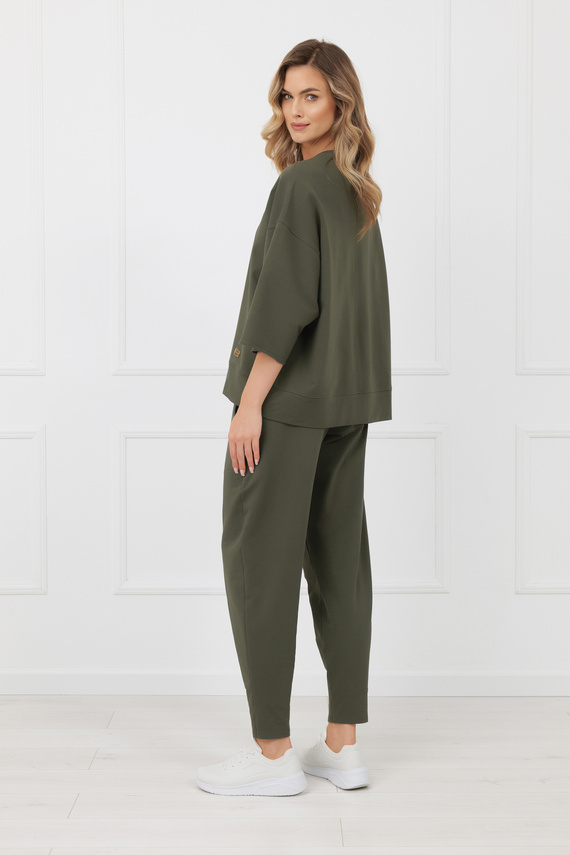 Bluză Kaori Italian Fashion 3/4 mânecă bumbac