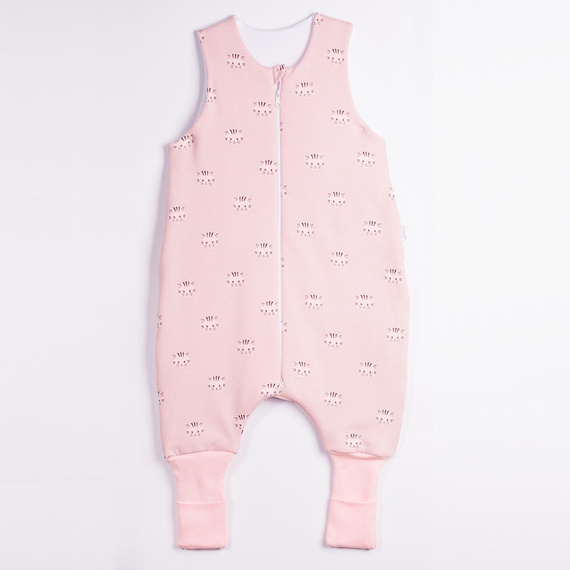 Sac de dormit cu pantaloni Nicol Tosia 225044 1,5 TOG Bumbac Pisicuțe Roz