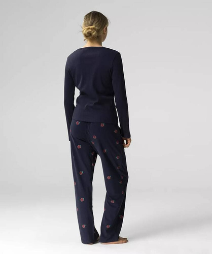 NLP-482 Pijamale de damă Atlantic bleumarin