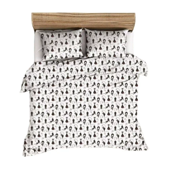 51N Bielawa KARO asternut din scoarta | 100% bumbac, nasturi, greutate 140 g/m²