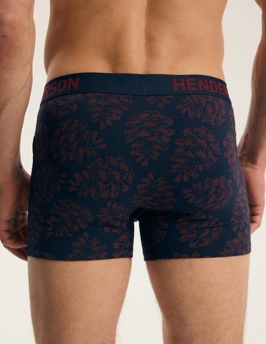 Boxeri bărbați Henderson 45486 Fawn, 2 bucăți, bumbac, cu talie lată și logo