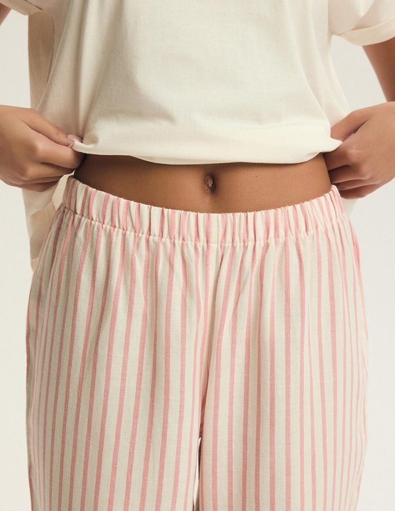 Pijama damă Henderson Darlan 43707 – bumbac, pantaloni lungi, imprimeu colorat