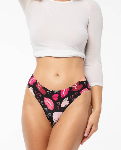 Chiloți damă Kiss Me Simple Brasil Julimex - negri