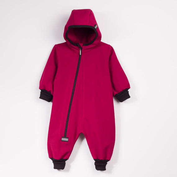 Combinezon pentru copii Nicol 229081 Softshell polar bordo