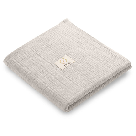 Scutec Yosoy bej din muselină de bumbac – moale și sigur OEKO-TEX