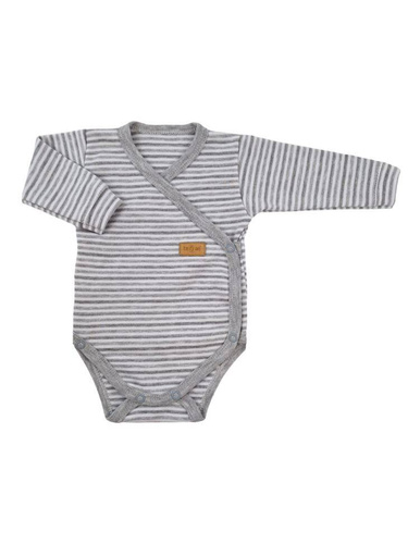 Body cu mâneci lungi „Lines” Terjan - gri