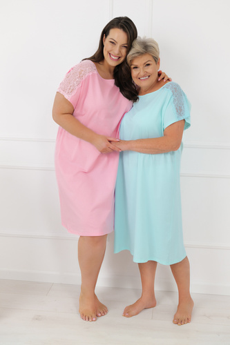 Cămașă de noapte Sensual Italian Fashion bumbac dantelă confort