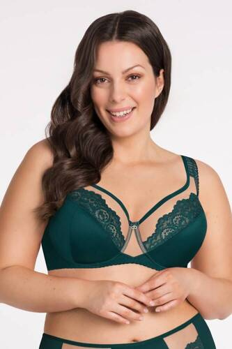 K 441 LUISSE sutien moale Gorsenia - verde