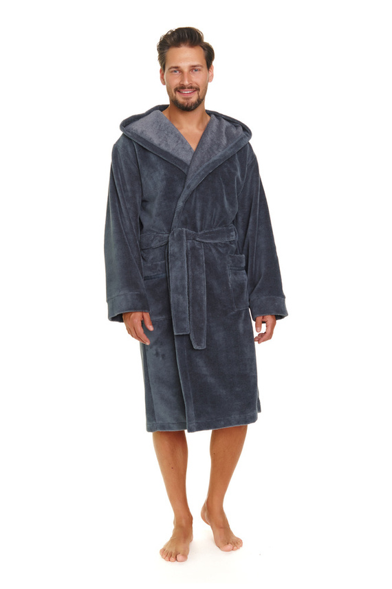 7135 Halat de baie unisex din bambus Doctor Nap - gri