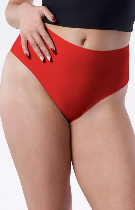 Tanga de dama Julimex Simple Maxi - rosu