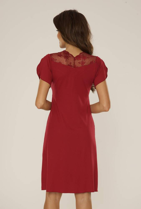 754 Cămașă de noapte Lilian De Lafense - burgundy