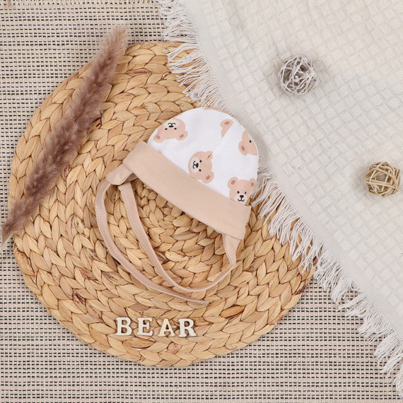 ABK-0047 Set Sweet Bears Baby din bumbac organic Nini