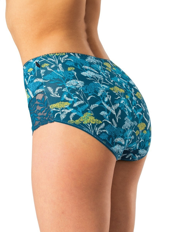 Slip dama Key LPF 577 albastru – bumbac, confortabil, 2 piese la pachet