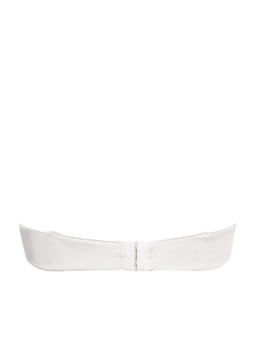 1580 Fantastic sutien push-up - bandeau, microfibra Sielei, alb