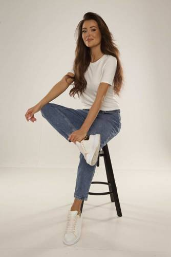 698 Freya Bluză cu mânecă scurtă De Lafense - ecru