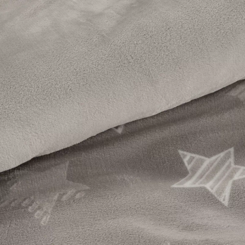 Lenjerie de pat din velur Flano 4 stele Eurofirany bej