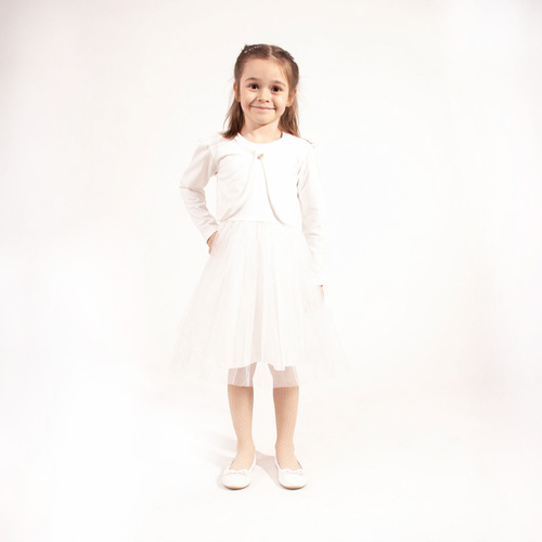 221166 Compleu rochie și bolero Kiku Nicol elegant pentru fetiță