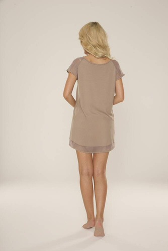 767 Cămașă de noapte Carmel De Lafense - moka deschis