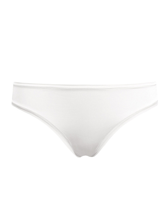 1555 Chiloți Fantastic - fără cusături, microfibră, croială clasică Sielei alb