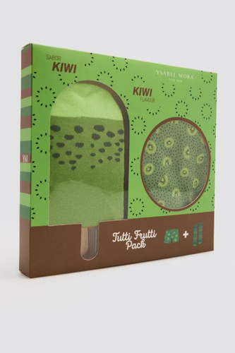 Ysabel Mora 20481 Set bărbați boxeri + șosete Kiwi verde bumbac