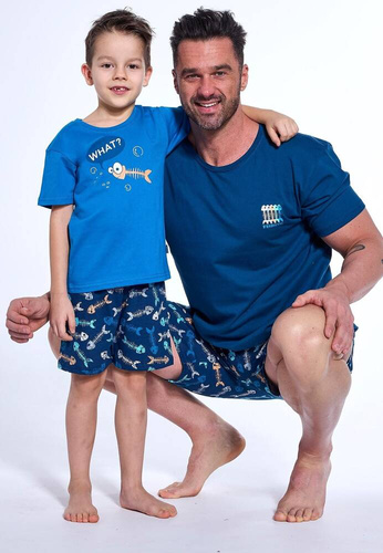 789/120 ,790/120 Fishing Cornette pijamale băieți albastru