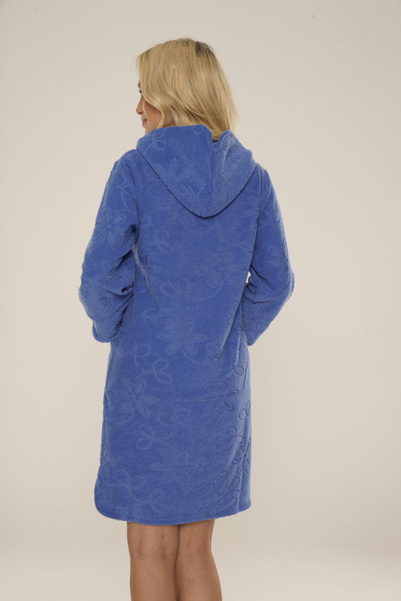 409 Halat de baie Jacquard scurt pentru femei De Lafense- denim