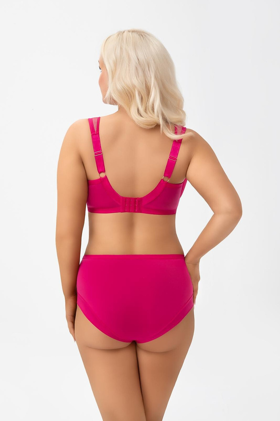 Gorsenia K 441/1 Luisse sutien soft amaranto susținere bust mare confort