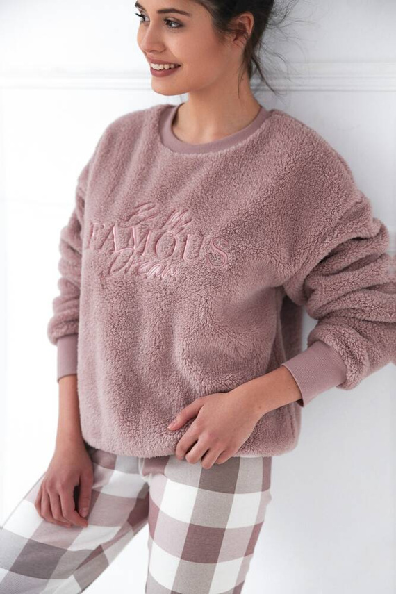 Kaycee Pijama pentru femei Sensis Interlock - roz pudră