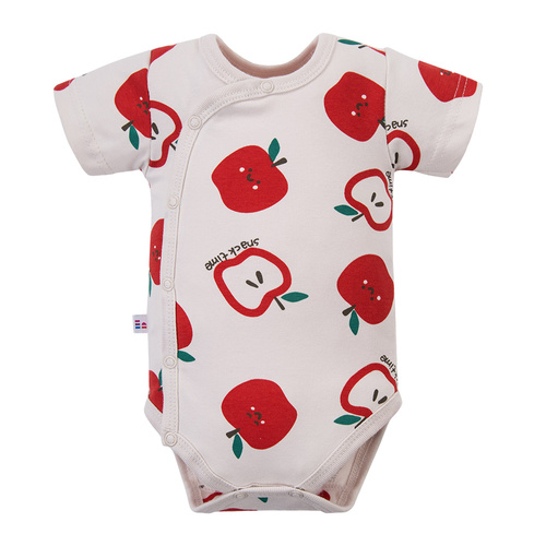 Body bebeluși Eevi Snack Time mânecă scurtă bumbac elastic comod