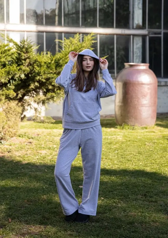 DK-K-B8 Set trening dama Dkaren - gri