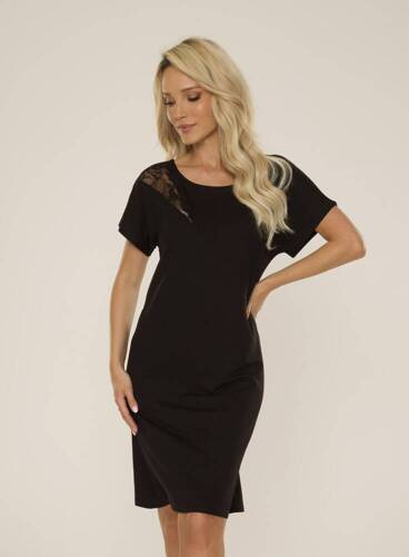 737 Velar Forex cămașă de noapte - negru