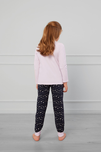 Libra Pijama pentru fete Italian Fashion - roz/print 