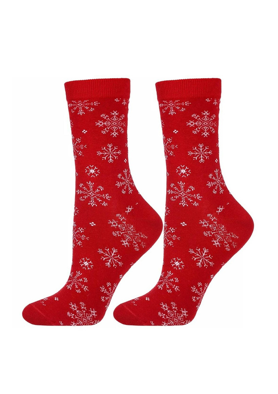 Șosete de damă Moraj CSL450-045 - festive, călduroase, cu interior din material terry