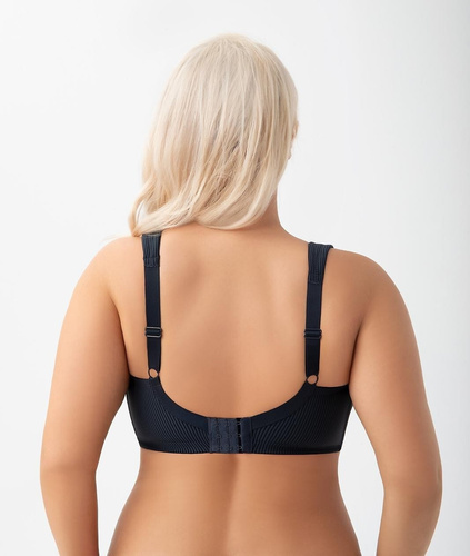 Sutien moale cu armură K 973 Nela Gorsenia navy blue - sutien confortabil pentru bustul plin